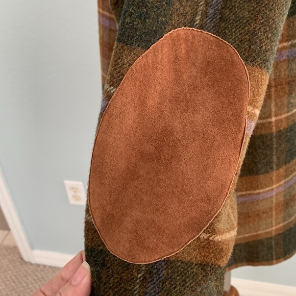 Lauren Ralph Lauren Lambswool Plaid Zip - Picture 8 of 15